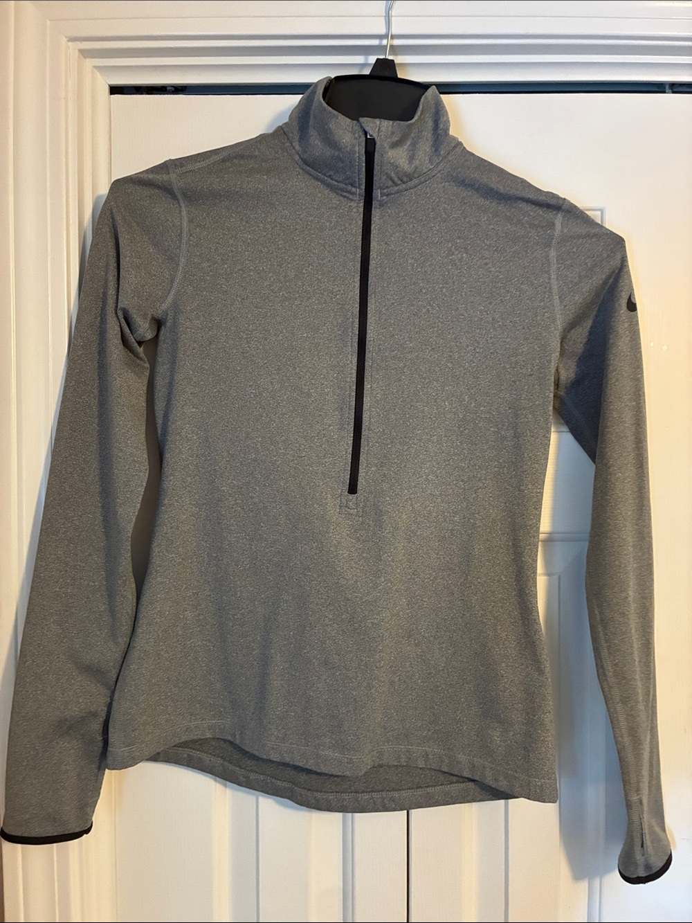 Women’s Gray Quarter-Zip Performance Pullover